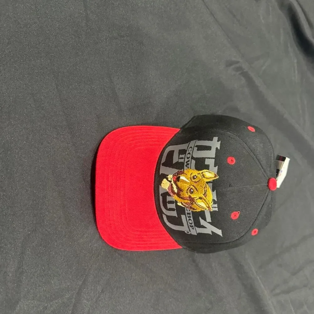 Unbranded Men's Black and Red Hat